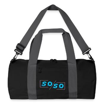 Soso - Recycled Duffel Bag - black/graphite grey - Front