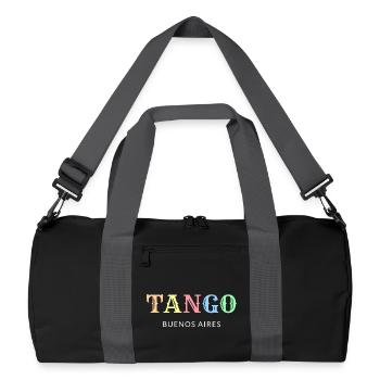 Tango Buenos Aires - Sac de sport recyclé - noir/gris graphite - Devant