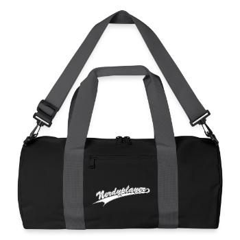 NERDY forever - Nerdyplayer - Recycled Duffel Bag - black/graphite grey - Front