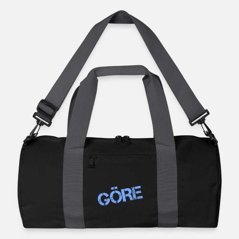 GÖRE - Recycelte Duffel Bag - Schwarz/Graphitgrau