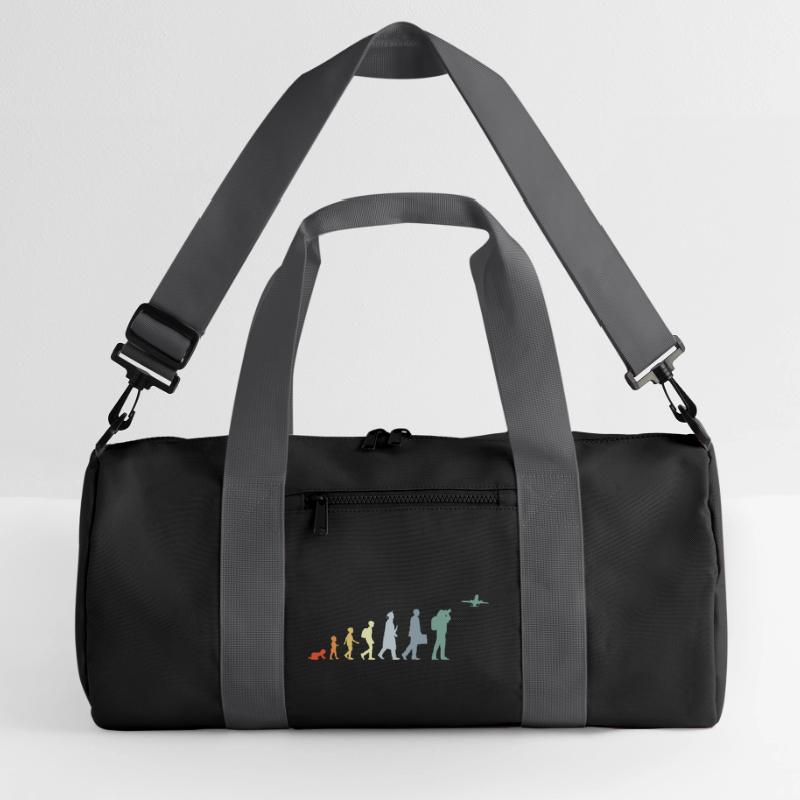 Airplane Observer Evolution Recycled Duffel Bag