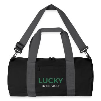Chanceux par défaut - Sac de sport recyclé - noir/gris graphite - Devant