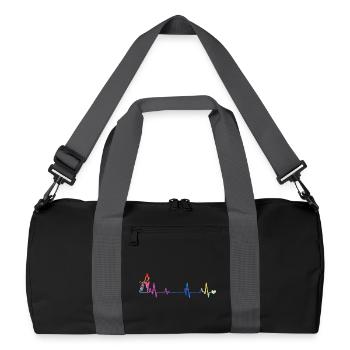 Silhouette Pulse Arc-en-ciel - Sac de sport recyclé - noir/gris graphite - Devant