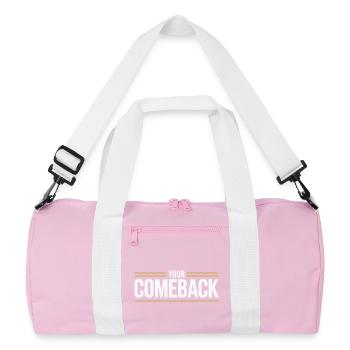 Comeback - Recycled Duffel Bag - pink/white - Front