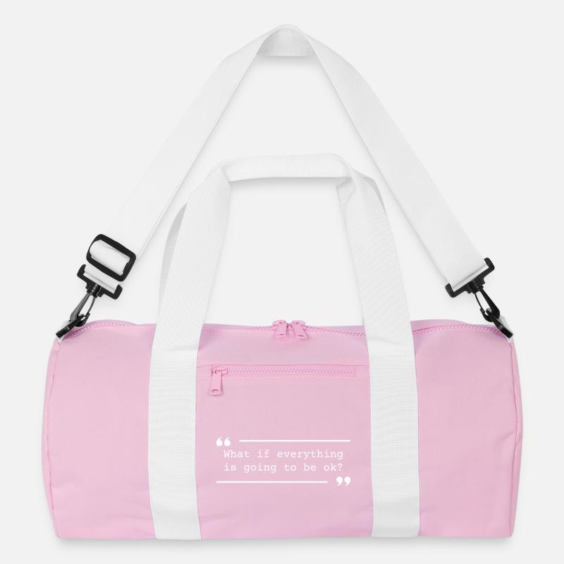 Positive Quote Going to be Okay Recycled Duffel Bag
