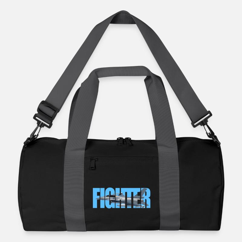 Fighter F-16 Fighting Falcon Recycled Duffel Bag