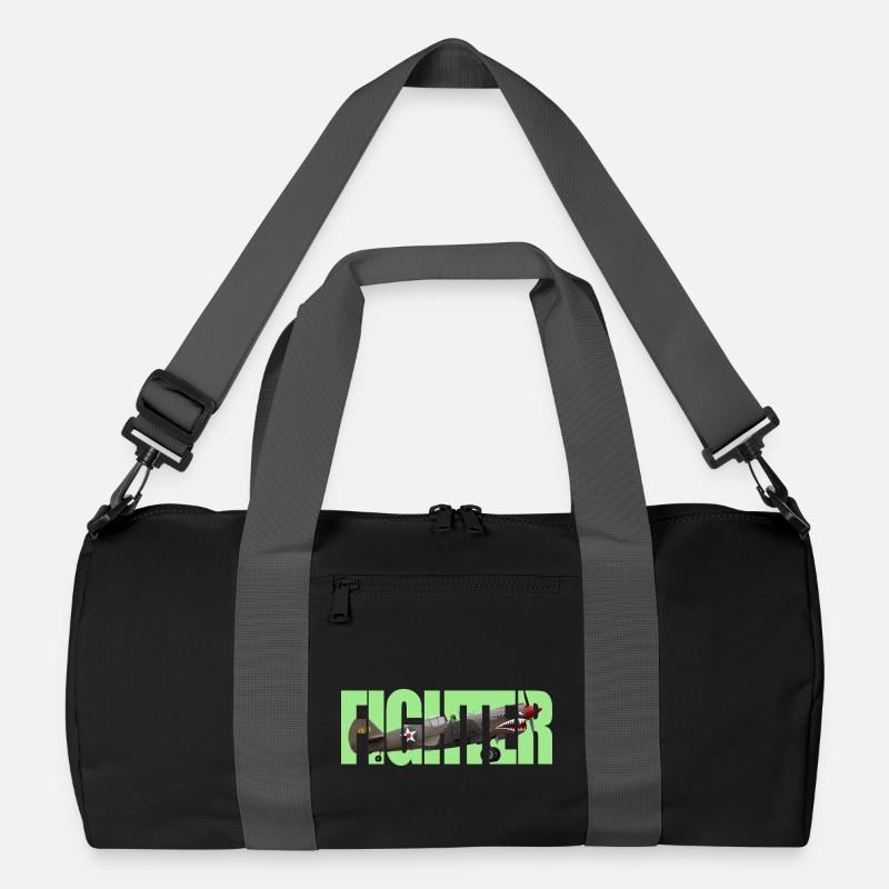 Fighter P-40 Warhawk Recycelte Duffel Bag