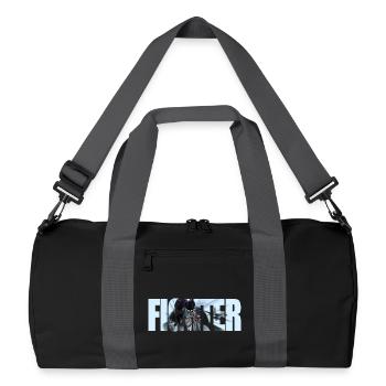 Fighter - Recycled Duffel Bag - black/graphite grey - Front
