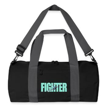 Fighter Spitfire - Recycled Duffel Bag - black/graphite grey - Front