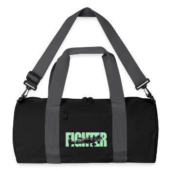 Fighter Spitfire - Recycled Duffel Bag - black/graphite grey - Front