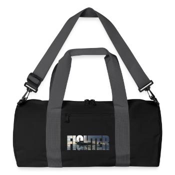 Fighter Spitfire - Recycled Duffel Bag - black/graphite grey - Front