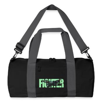 Fighter Su-25 - Recycled Duffel Bag - black/graphite grey - Front