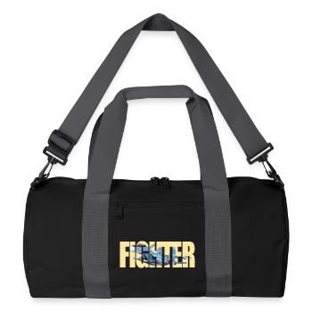 Fighter Su-30SM - Recycled Duffel Bag - black/graphite grey - Front