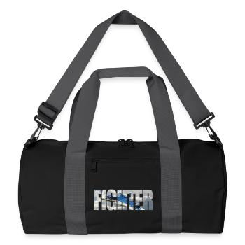 Fighter Su-57 - Recycled Duffel Bag - black/graphite grey - Front