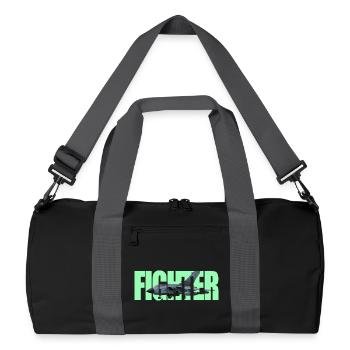 Fighter Tornado - Recycled Duffel Bag - black/graphite grey - Front