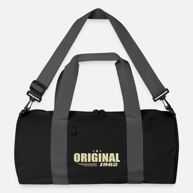 63. Geburtstag 63 Jahre Original 1962 Recycelte Duffel Bag