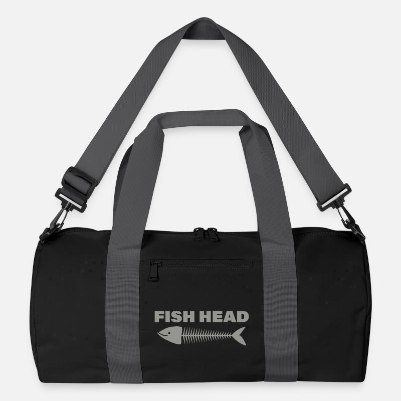 tête de poisson Sac de sport recyclé