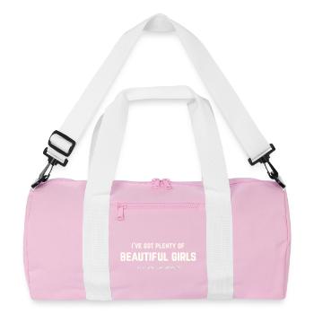 Beautiful Girls stockées sous forme de JPG et PNG - Sac de sport recyclé - rose/blanc - Devant