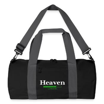 Heaven Loading - Christian - Recycled Duffel Bag - black/graphite grey - Front