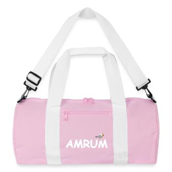 Amrum Seagull Mer du Nord - Sac de sport recyclé - rose/blanc - Devant