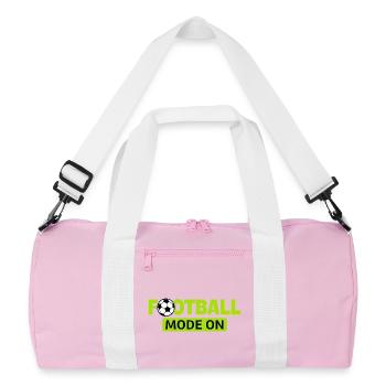 Football_mode - Sac de sport recyclé - rose/blanc - Devant
