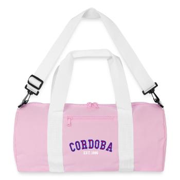 Cordoba Est 1986 - Recycled Duffel Bag - pink/white - Front