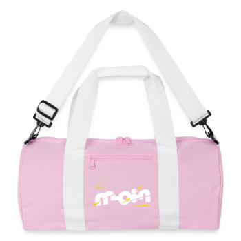 Moin - Recycelte Duffel Bag - Rosa/Weiß - Vorne