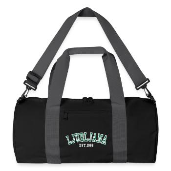 Ljubljana fondée en 1986 - Sac de sport recyclé - noir/gris graphite - Devant