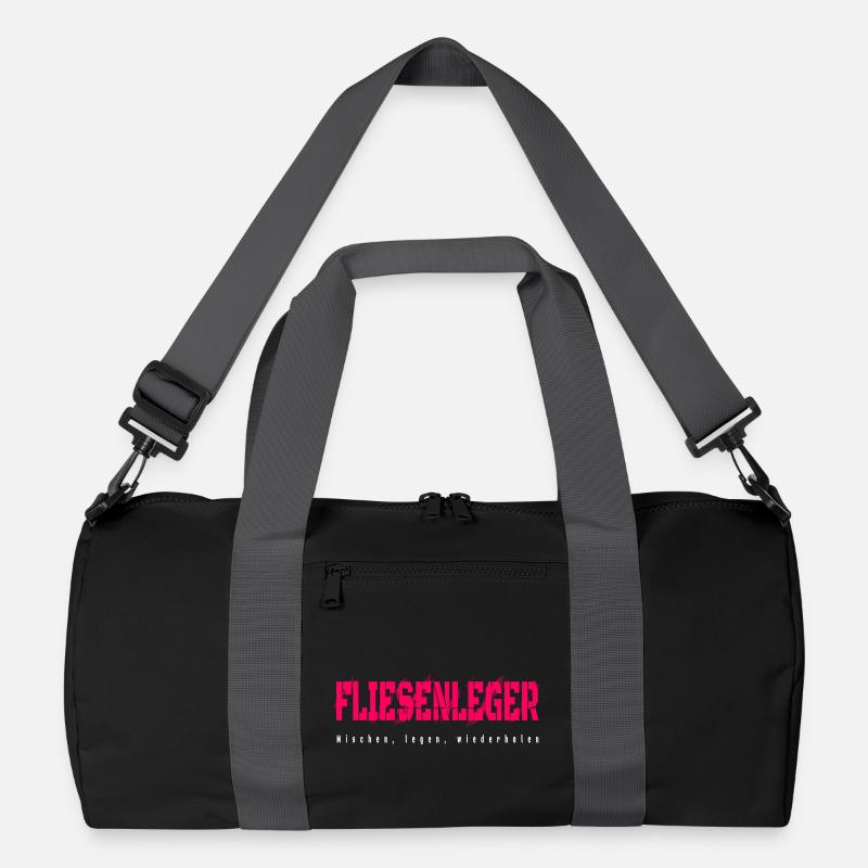 Fliesenleger Design Recycelte Duffel Bag