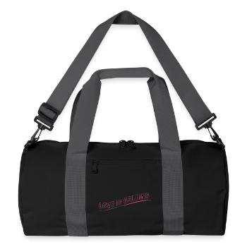 Love is Calling - Recycled Duffel Bag - black/graphite grey - Front