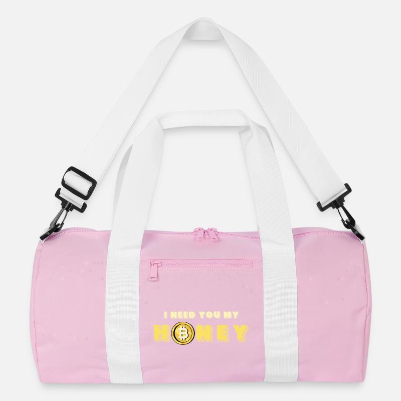 Honig und Bitcoin Design Recycelte Duffel Bag