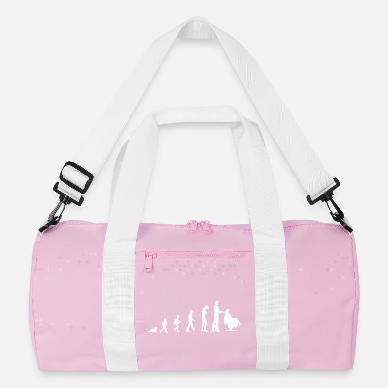 Evolution vom Baby zum Friseur Recycelte Duffel Bag