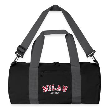 Milan Est. 1976 - Recycled Duffel Bag - black/graphite grey - Front