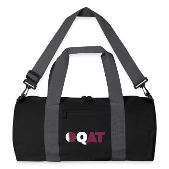 Qatar - Recycled Duffel Bag - black/graphite grey - Front