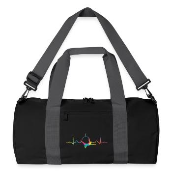 Anneau aérien Rythme de cœur Lyra Anneau aérien - Sac de sport recyclé - noir/gris graphite - Devant