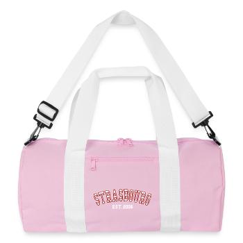 Strasbourg Est. 2006 - Recycled Duffel Bag - pink/white - Front