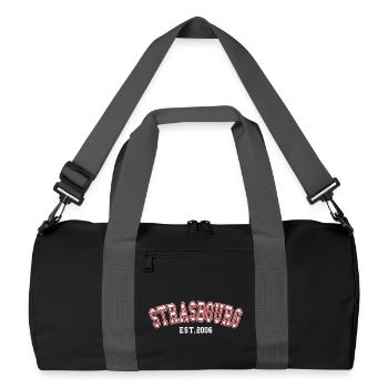 Strasbourg Est. 2006 - Recycled Duffel Bag - black/graphite grey - Front