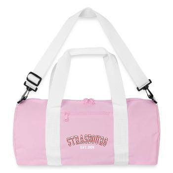 Strasbourg Est. 1976 - Recycled Duffel Bag - pink/white - Front