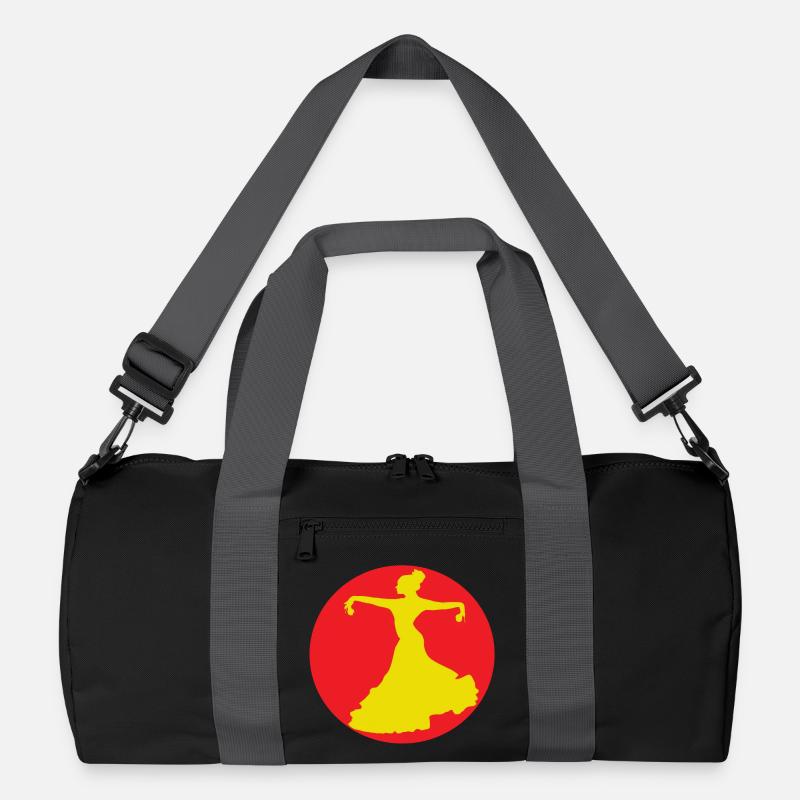 Flamenco dancer from Andalusia - Recycled Duffel Bag - black/graphite grey