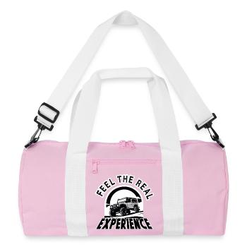 Experience Defender outdoor explore - Recycelte Duffel Bag - Rosa/Weiß - Vorne