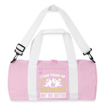 Blague drôle de melon - Sac de sport recyclé - rose/blanc - Devant