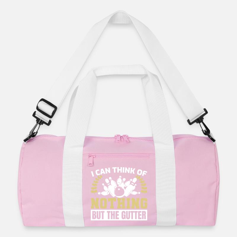 Lustiger Bowler Witz Recycelte Duffel Bag
