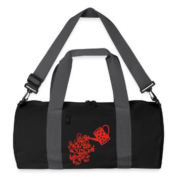 The return of spring (red) - Recycled Duffel Bag - black/graphite grey - Front