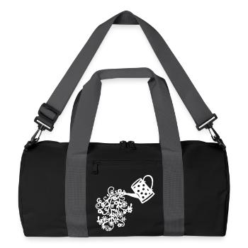 The Return of Spring (White) - Recycled Duffel Bag - black/graphite grey - Front