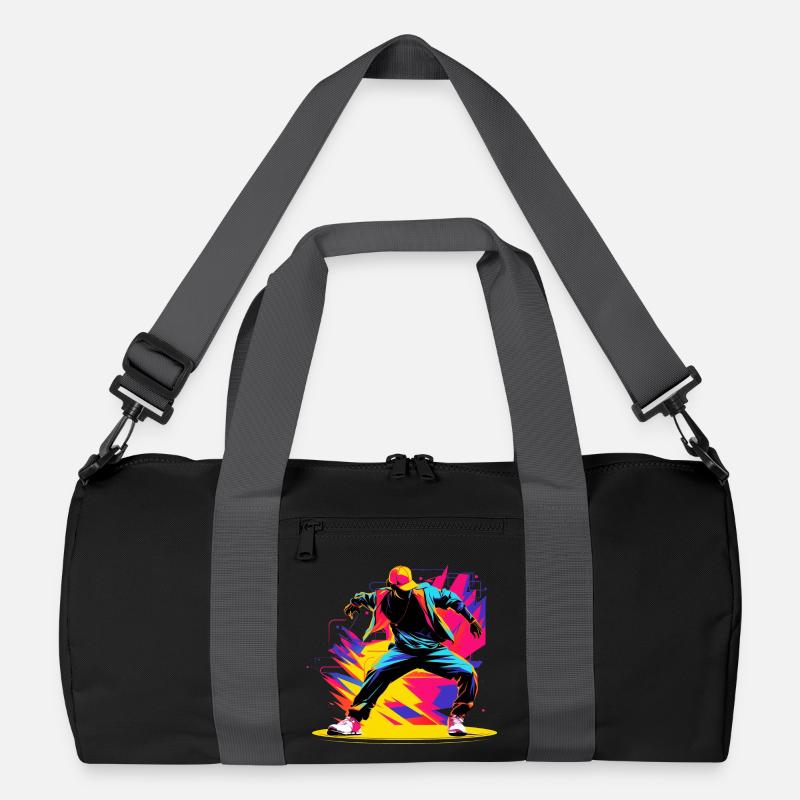90er Farben Breakdancer Recycelte Duffel Bag