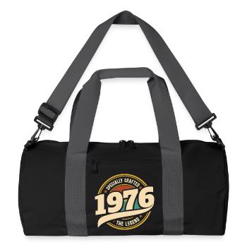 1976 Legend 50 Years Anniversary Man - Recycled Duffel Bag - black/graphite grey - Front