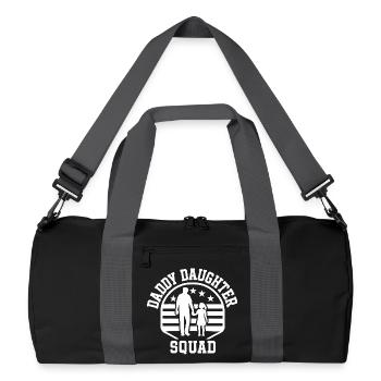 Papa Fille Squad Assorti Père Fille - Sac de sport recyclé - noir/gris graphite - Devant
