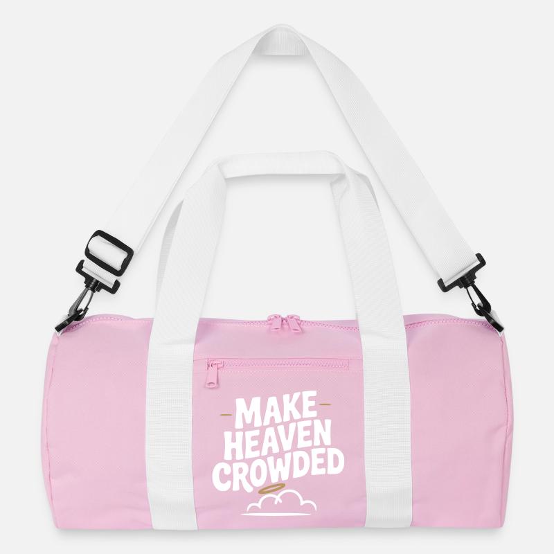 Lass den Himmel krähen Recycelte Duffel Bag