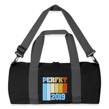Unique 2019 - Recycled Duffel Bag - black/graphite grey - Front