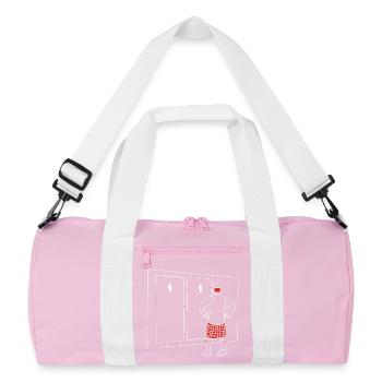 Kilt Scotland Scotland Jupe Tartan - Sac de sport recyclé - rose/blanc - Devant